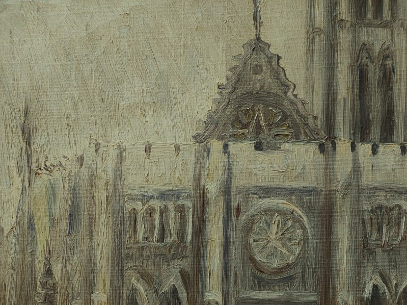 Elie Lascaux (1888-1968) Paris Under The Snow 1922/25. Limoges, Kahnweiler, Leiris, Jacob Artaud-photo-2