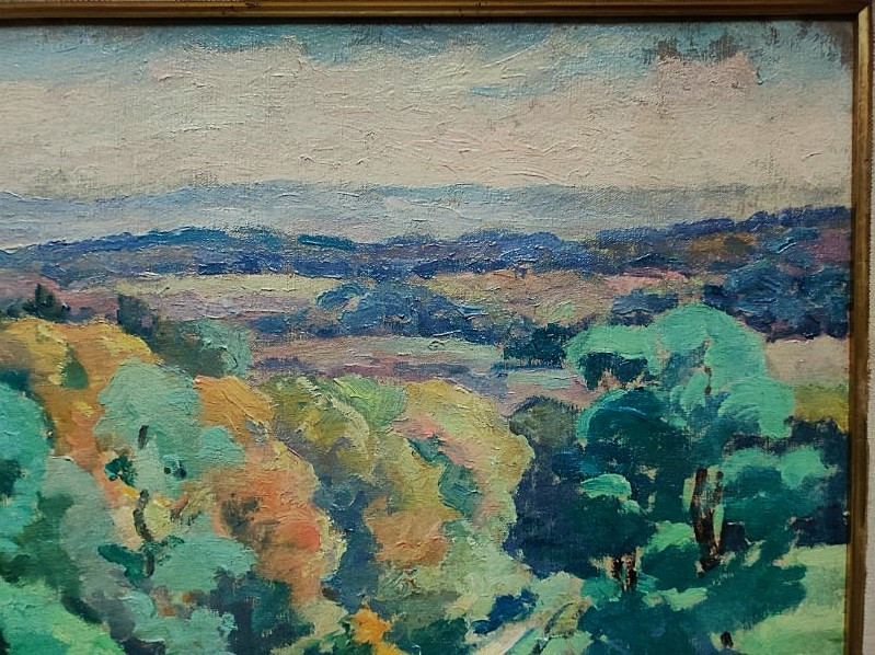 Albert Joseph (1868-1952) Allée aux grands arbres, Limousin. Ecole de Crozant, Limoges, Gauguin-photo-3