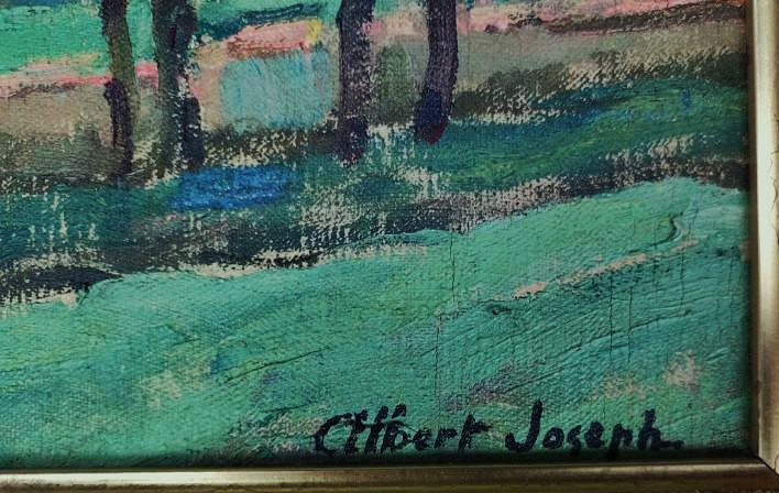 Albert Joseph (1868-1952) Allée aux grands arbres, Limousin. Ecole de Crozant, Limoges, Gauguin-photo-6