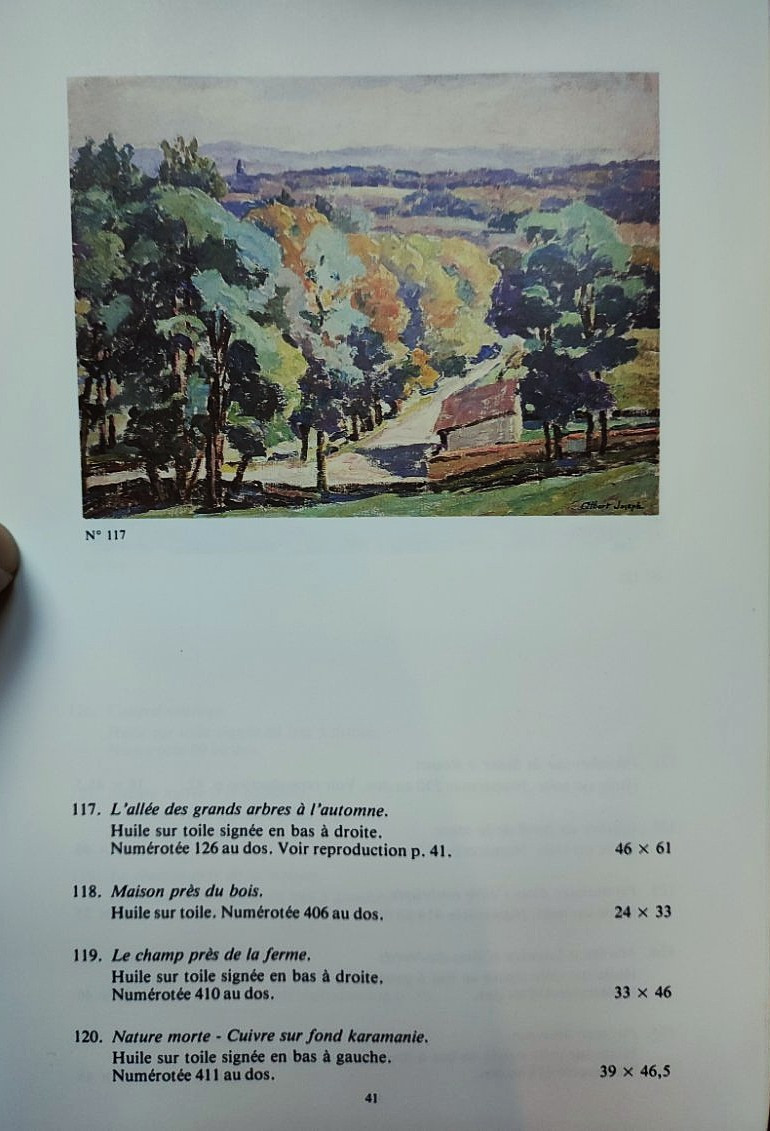 Albert Joseph (1868-1952) Allée aux grands arbres, Limousin. Ecole de Crozant, Limoges, Gauguin-photo-8