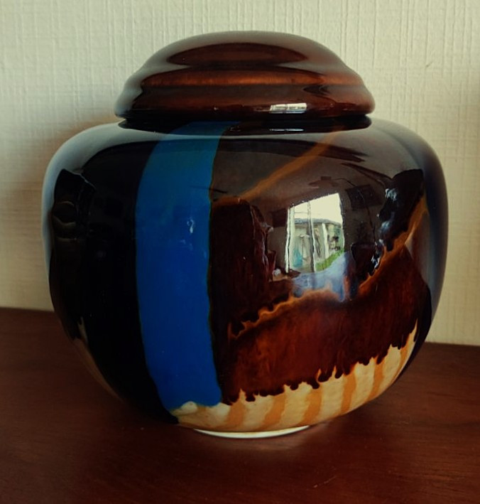 Pot couvert de Camille Tharaud Limoges avec Marcel Goupy vers 1925/1935. Jouhaud, Rapin, Sandoz