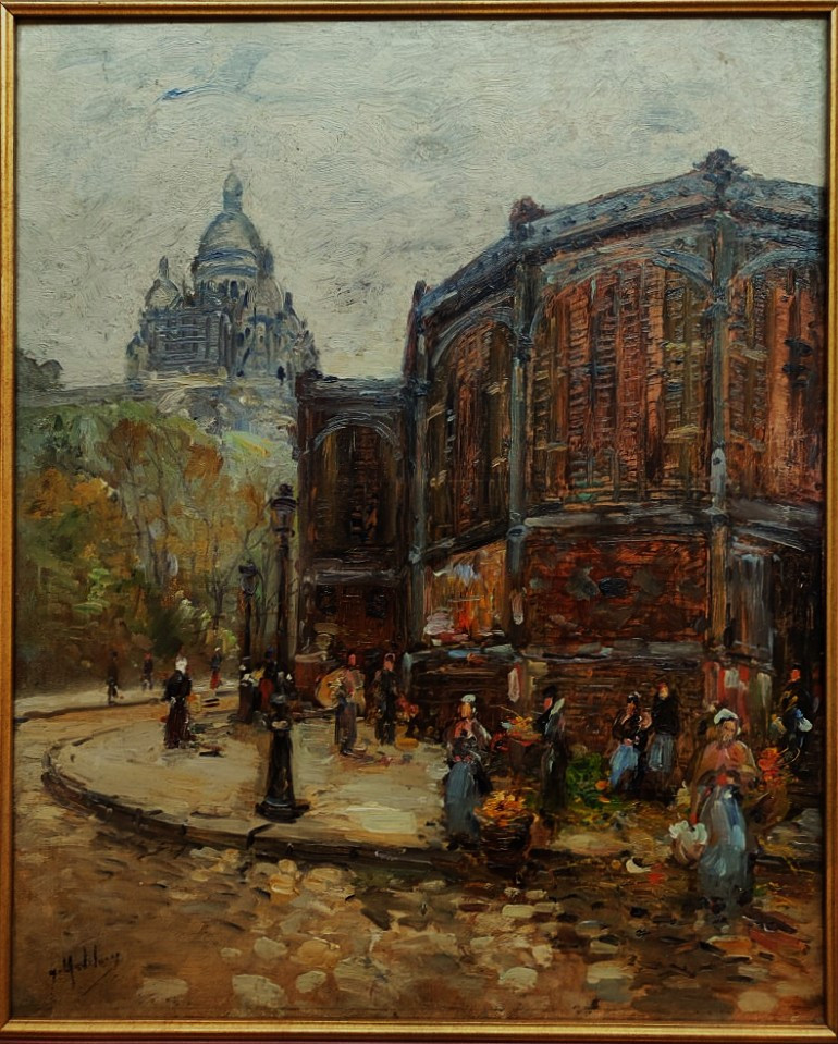 Gustave Madelain (1867-1944) Halle Saint-pierre, Paris Montmartre 1900/1910. Orsay, Carnavalet-photo-2