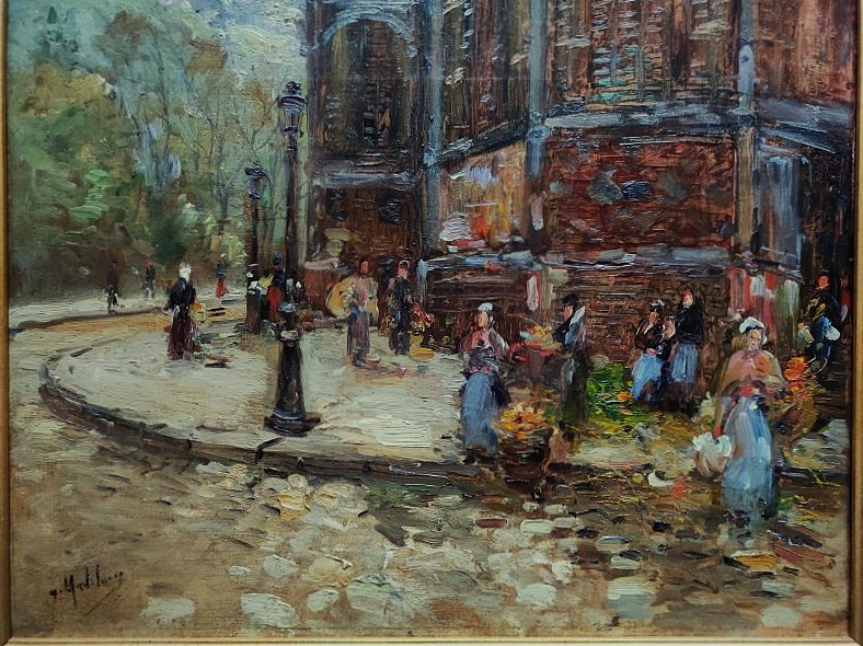 Gustave Madelain (1867-1944) Halle Saint-pierre, Paris Montmartre 1900/1910. Orsay, Carnavalet-photo-1