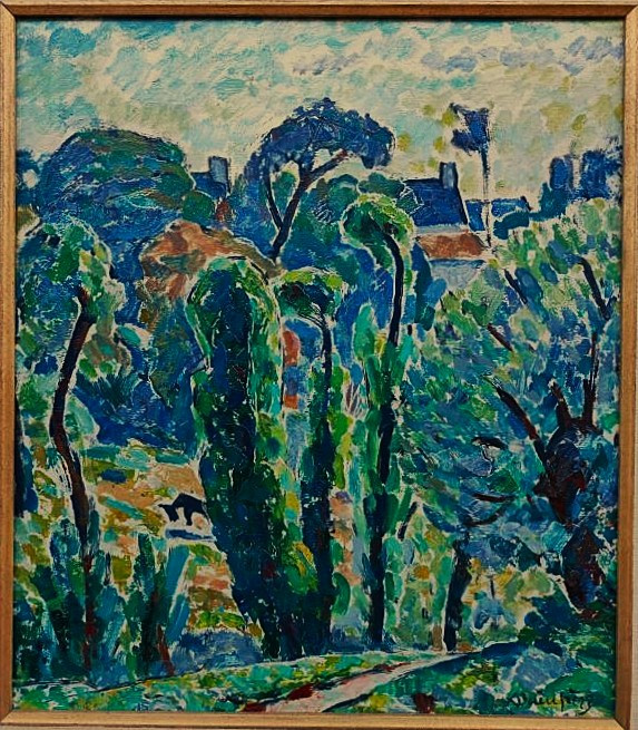 Adolphe Marie Beaufrère (1876-1960) Entre Plouay et Restavy, Bretagne. Ecole Pont-Aven Sérusier-photo-2