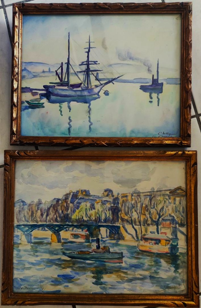 Marcel Fournier (1869-1917) l'Estaque And View Of Paris. Traveling Painter, Auvergne, Crozant, Allier-photo-6