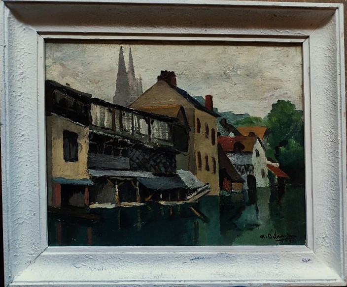 André DELAUZIÈRES (1904-1941) Chartres 1932. Fils de Balande, Marquet, Lotiron, La Rochelle, Ré