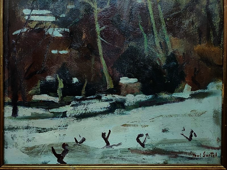 Paul Surtel (1893-1985) Carpentras Under The Snow. Crozant And Provençal School, Maillaud, Rue-photo-4
