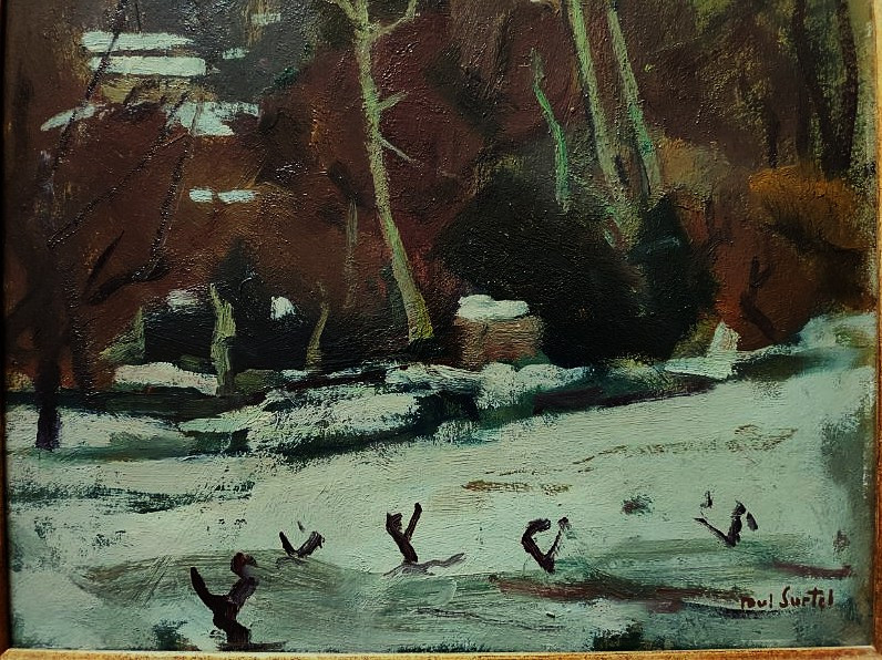 Paul Surtel (1893-1985) Carpentras Under The Snow. Crozant And Provençal School, Maillaud, Rue-photo-2