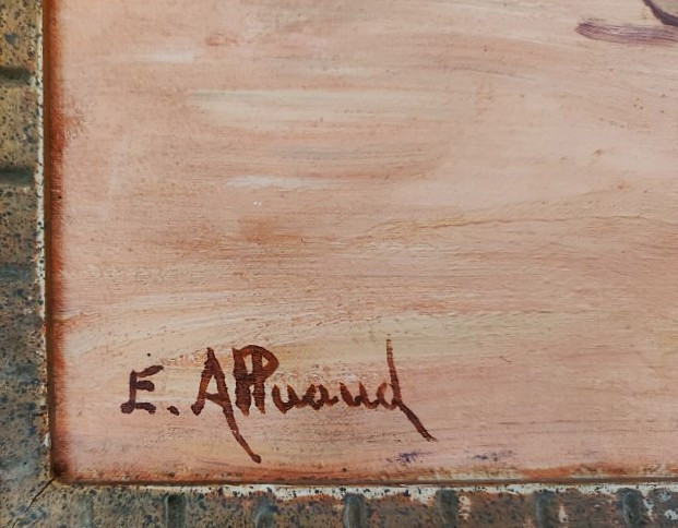 Eugène Alluaud (1866-1947) Ambiance rose d'hiver à Crozant c. 1925. Vallée de la Creuse Cézanne-photo-7