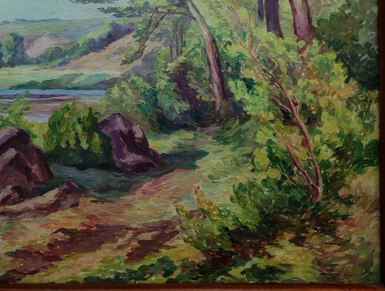 Paul CORDONNIER (1878-1963) Vallée de le Creuse au Pin 1922. Ecole de Crozant, Jamet Gargilesse-photo-1