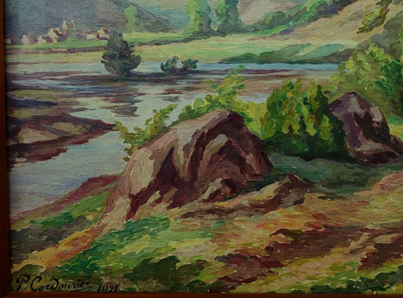 Paul CORDONNIER (1878-1963) Vallée de le Creuse au Pin 1922. Ecole de Crozant, Jamet Gargilesse-photo-3