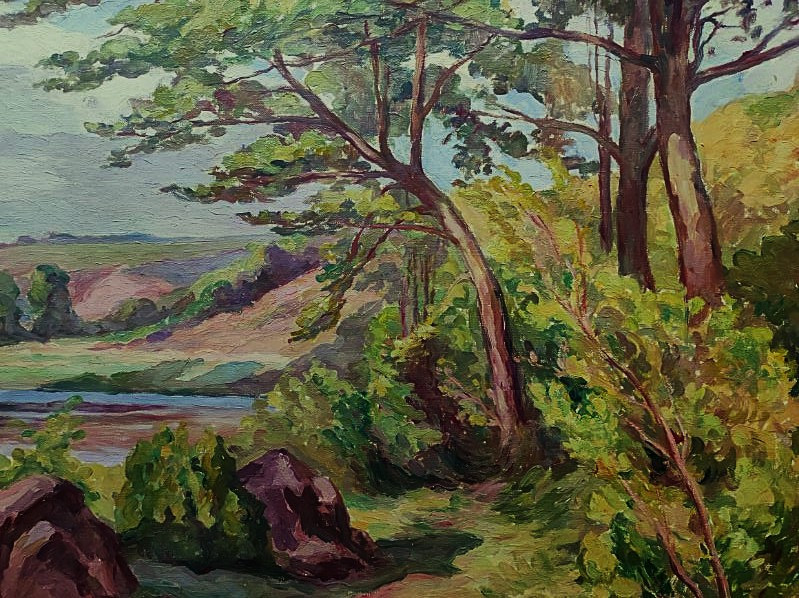 Paul CORDONNIER (1878-1963) Vallée de le Creuse au Pin 1922. Ecole de Crozant, Jamet Gargilesse-photo-4