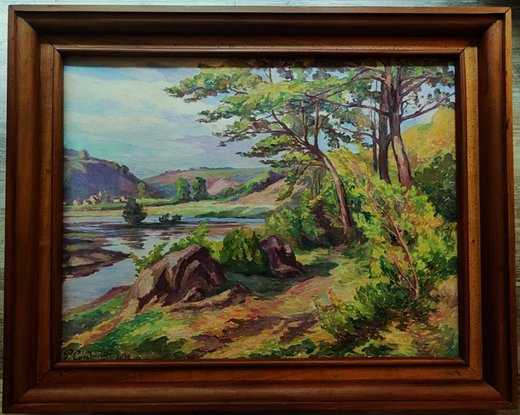 Paul CORDONNIER (1878-1963) Vallée de le Creuse au Pin 1922. Ecole de Crozant, Jamet Gargilesse