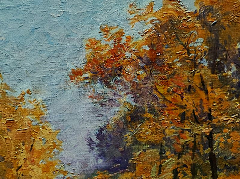 Paul Madeline (1863-1920) Autumn Walk C.1902. Creuse, Crozant School, Guillaumin-photo-4