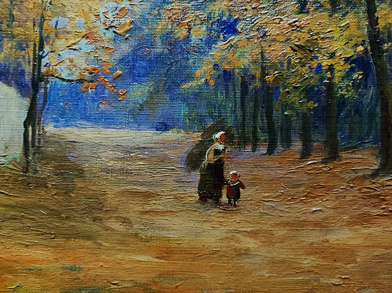 Paul Madeline (1863-1920) Autumn Walk C.1902. Creuse, Crozant School, Guillaumin-photo-1