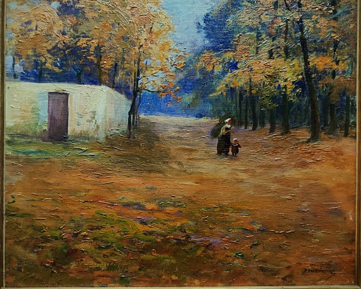Paul Madeline (1863-1920) Autumn Walk C.1902. Creuse, Crozant School, Guillaumin-photo-2