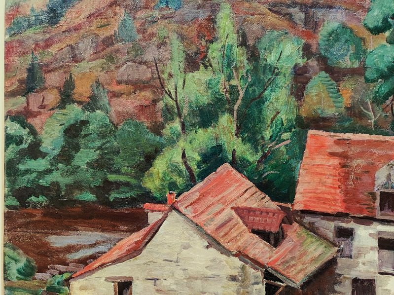 Eugène Alluaud ( 1866-1947) Moulin Bouchardon Creuse ~1925. Ecole De Crozant Limoges Guillaumin-photo-4
