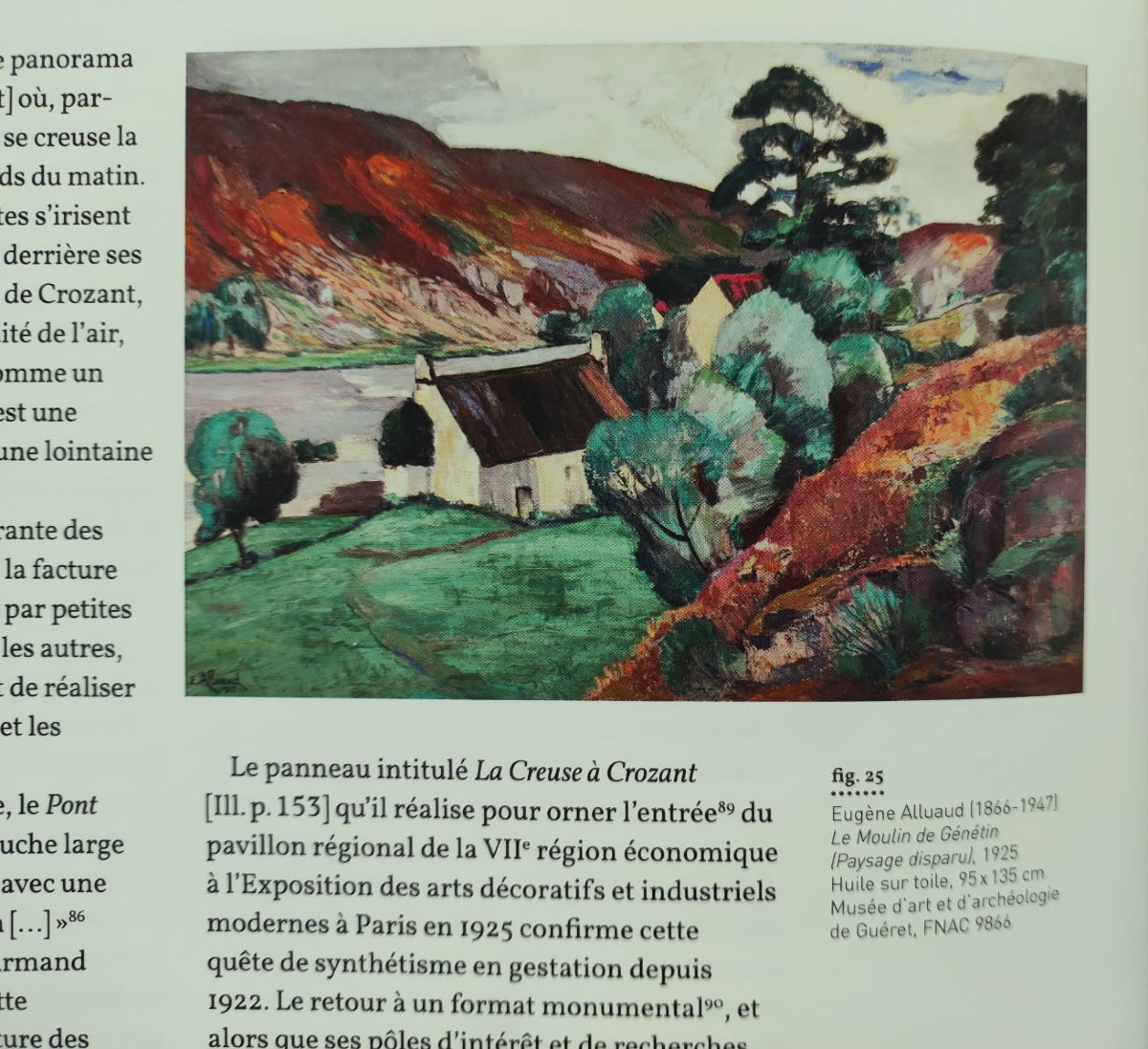 Eugène Alluaud ( 1866-1947) Moulin Bouchardon Creuse ~1925. Ecole De Crozant Limoges Guillaumin-photo-8