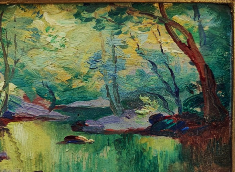 Henri Jamet (1858-1940) La Gargilesse. Ecole de Crozant, Berry, Detroy, Osterlind. Creuse, Gien-photo-3