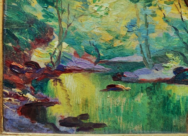 Henri Jamet (1858-1940) La Gargilesse. Ecole de Crozant, Berry, Detroy, Osterlind. Creuse, Gien-photo-1