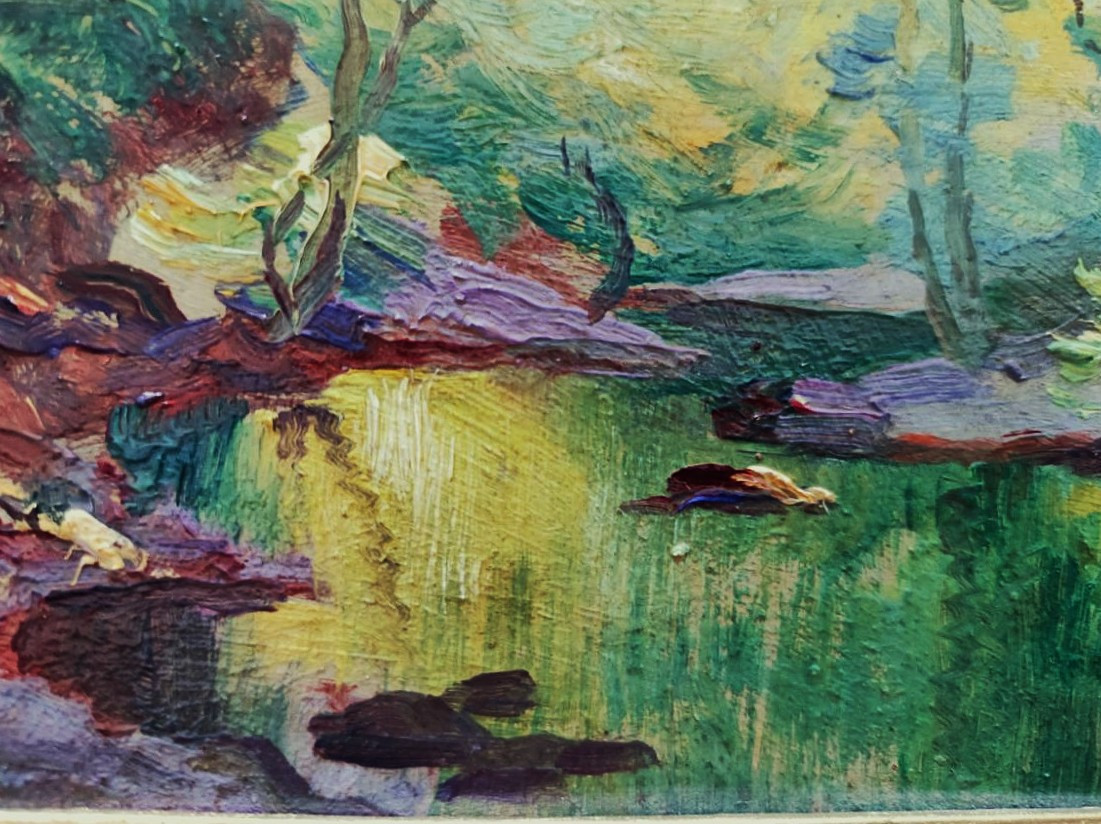 Henri Jamet (1858-1940) La Gargilesse. Ecole de Crozant, Berry, Detroy, Osterlind. Creuse, Gien-photo-3