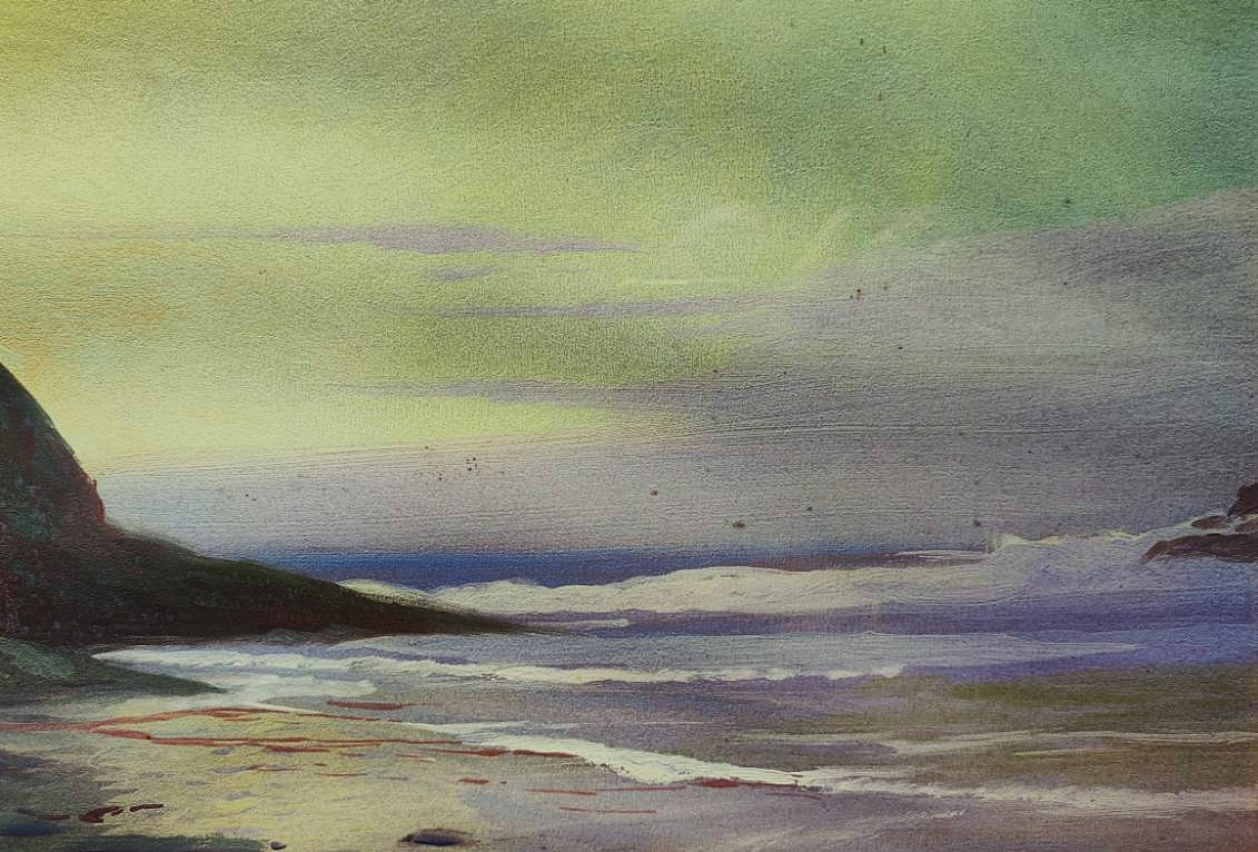 Jean Louis Paguenaud (1876-1952) Les jumeaux à Hendaye, Pays-Basque. Limoges, Marine, Espagne-photo-2