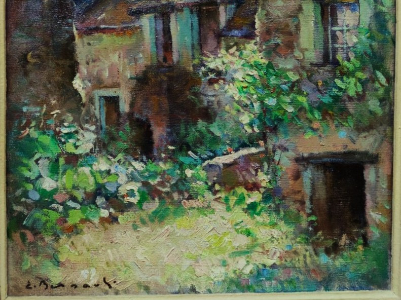 Edouard Bernaut (1890-1981) Village en été. Creuse, Dordogne. Ecole de Crozant Montézin Roumain-photo-1