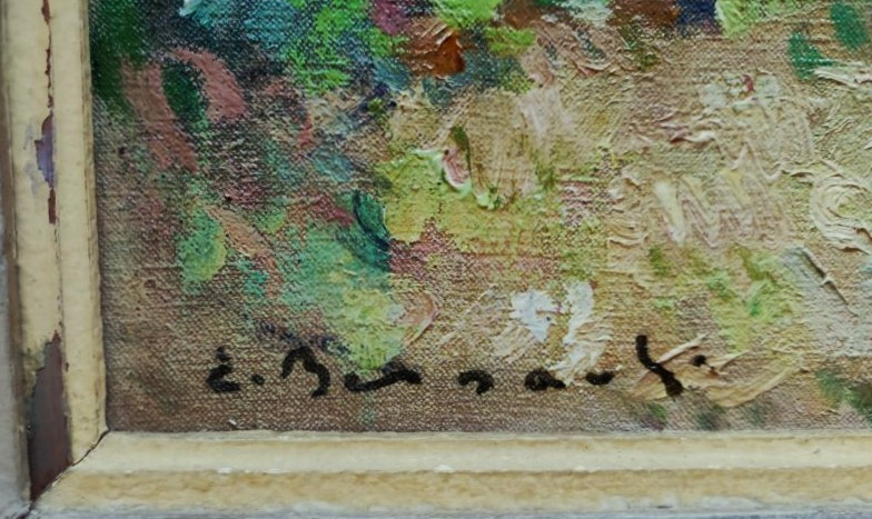 Edouard Bernaut (1890-1981) Village en été. Creuse, Dordogne. Ecole de Crozant Montézin Roumain-photo-6