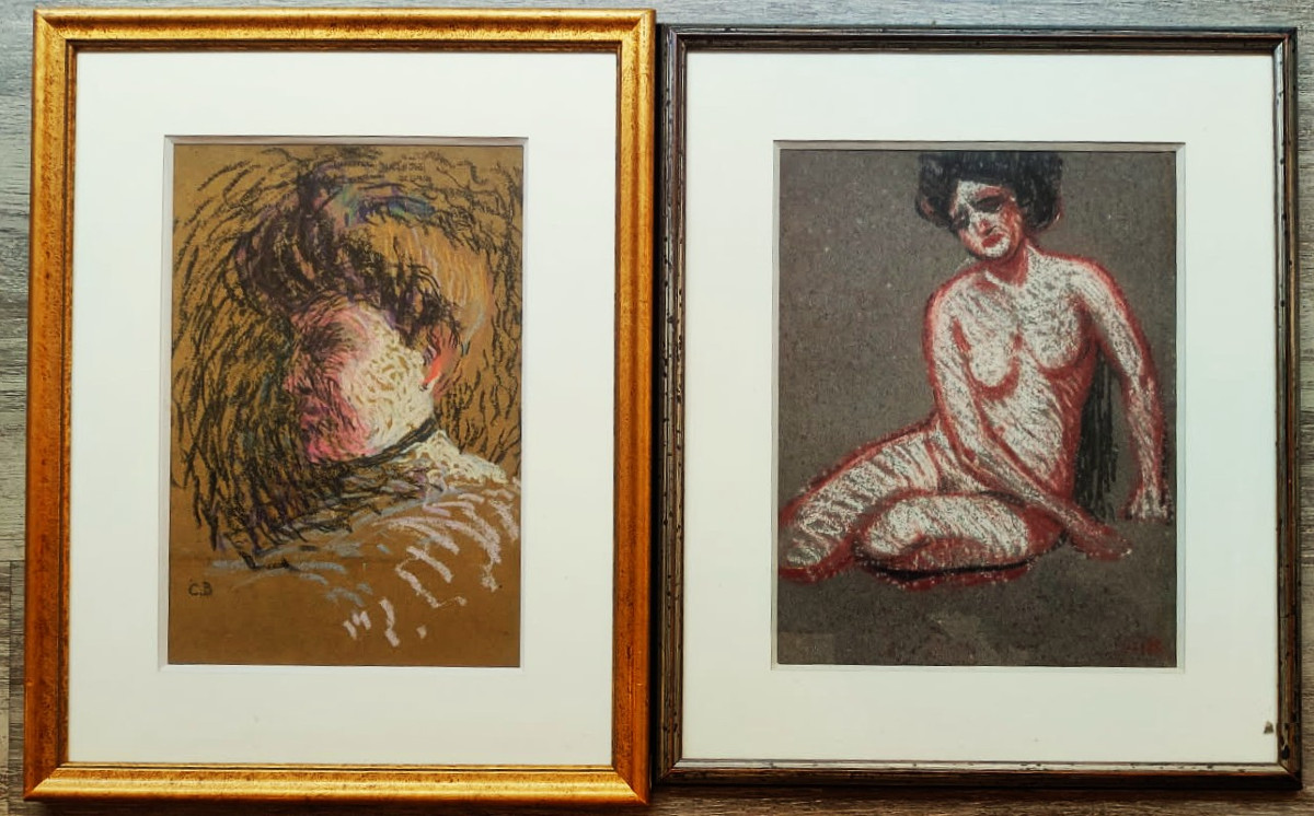 Charles Bichet (1863-1929) Portrait And/or Seated Nude. Fauve, Limoges, Crozant, Guillaumin, Valtat