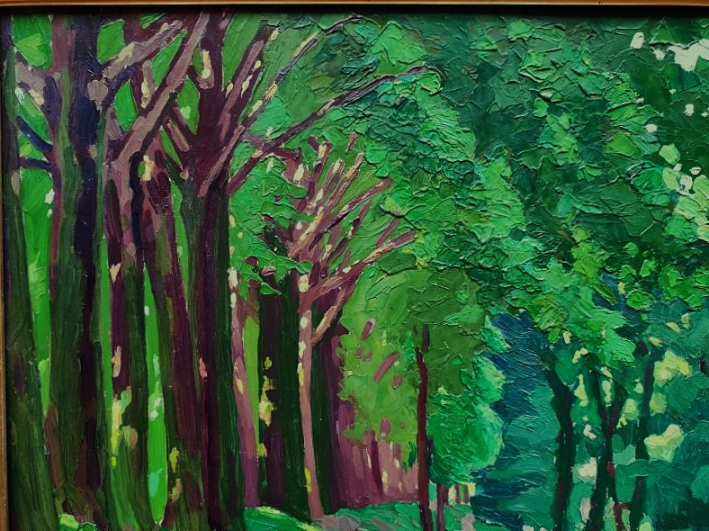 Louis Moreau (1883-1958). Sunny Undergrowth. Crozant School, Châteauroux, Anarchist, Luce-photo-3