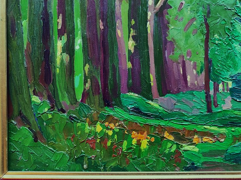 Louis Moreau (1883-1958). Sunny Undergrowth. Crozant School, Châteauroux, Anarchist, Luce-photo-4