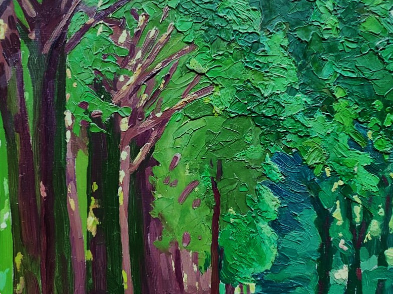 Louis Moreau (1883-1958). Sunny Undergrowth. Crozant School, Châteauroux, Anarchist, Luce-photo-1