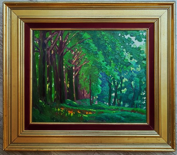 Louis Moreau (1883-1958). Sunny Undergrowth. Crozant School, Châteauroux, Anarchist, Luce