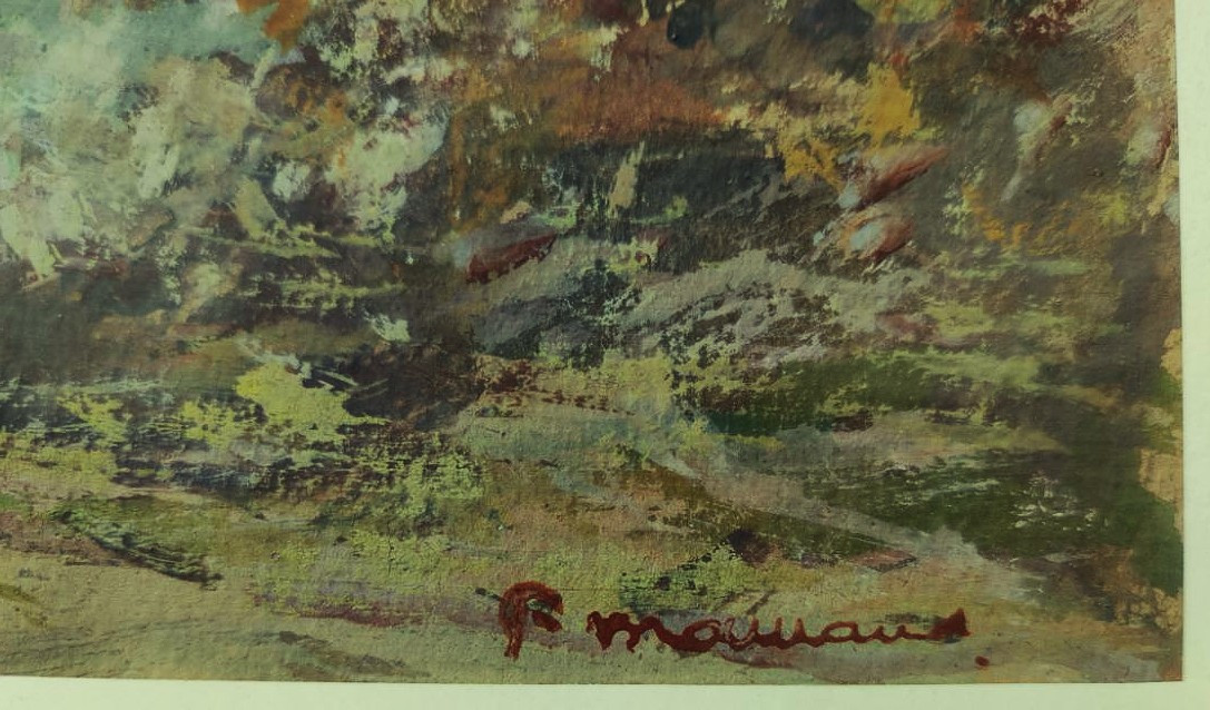 Fernand Maillaud (1863-1948) The Horse-drawn Carriage. Crozant School, Berry, Creuse Valley, Rollinat-photo-5