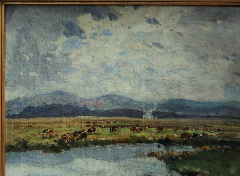 Fernand Maillaud (1863-1948) Pastures In The Valley, Creuse, Berry, Provence Crozant School-photo-3