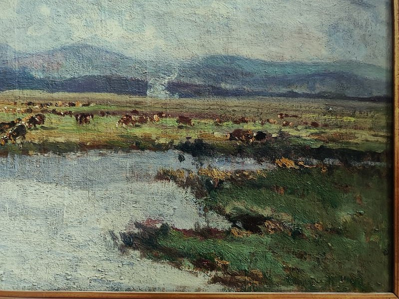 Fernand Maillaud (1863-1948) Pastures In The Valley, Creuse, Berry, Provence Crozant School-photo-1