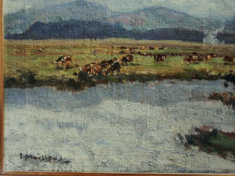 Fernand Maillaud (1863-1948) Pastures In The Valley, Creuse, Berry, Provence Crozant School-photo-2