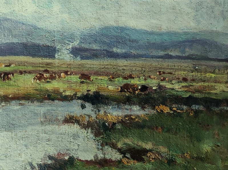 Fernand Maillaud (1863-1948) Pastures In The Valley, Creuse, Berry, Provence Crozant School-photo-4