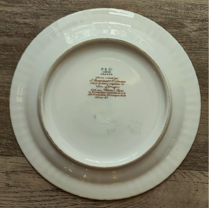 Assiettes porcelaine de Limoges de Bernardaud + Haviland décors de Van Dongen, Alluaud, Lalique-photo-3