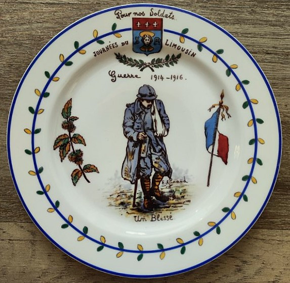 Assiettes porcelaine de Limoges de Bernardaud + Haviland décors de Van Dongen, Alluaud, Lalique-photo-6