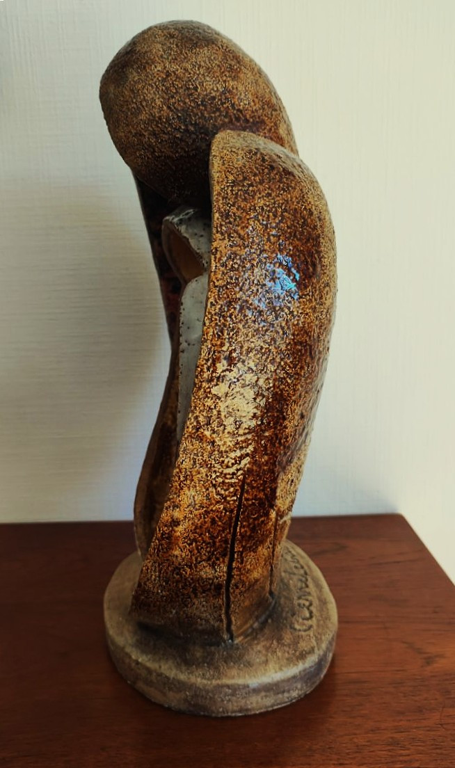 Pierre Lebasque (1912-1994) La chouette c.1935. Importante sculpture. Lenoble, Jouve, Mayodon-photo-2