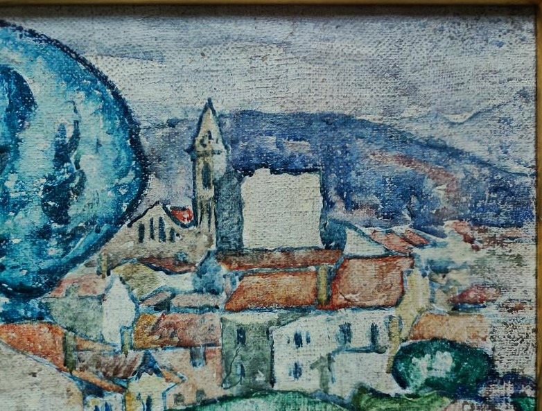 Alcide Le Beau (1873-1943) Le village ~1912. Corfou, Ecole de Pont-Aven, Fauve Gauguin Sérusier-photo-4