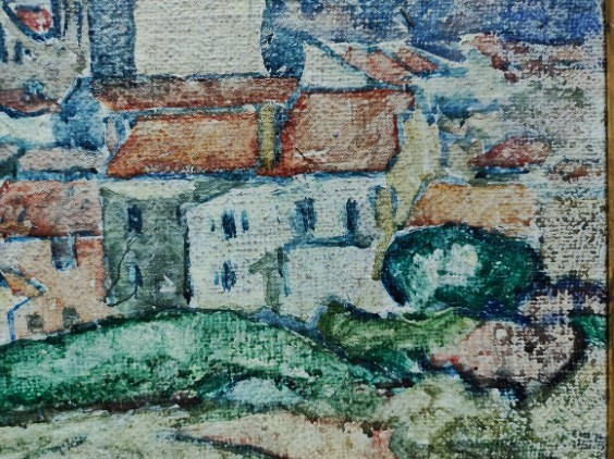 Alcide Le Beau (1873-1943) Le village ~1912. Corfou, Ecole de Pont-Aven, Fauve Gauguin Sérusier-photo-5