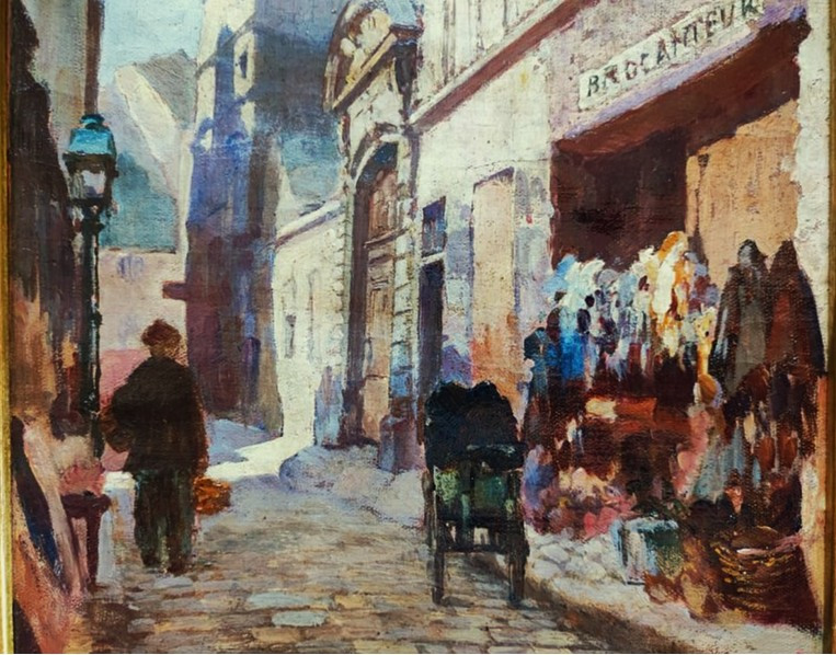 Robert Génicot (1890-1981), Secondhand Dealer, Rue Saint-julien Le Pauvre, Paris, 1910. Lansyer, Lebourg-photo-4
