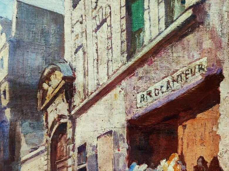 Robert Génicot (1890-1981), Secondhand Dealer, Rue Saint-julien Le Pauvre, Paris, 1910. Lansyer, Lebourg-photo-2