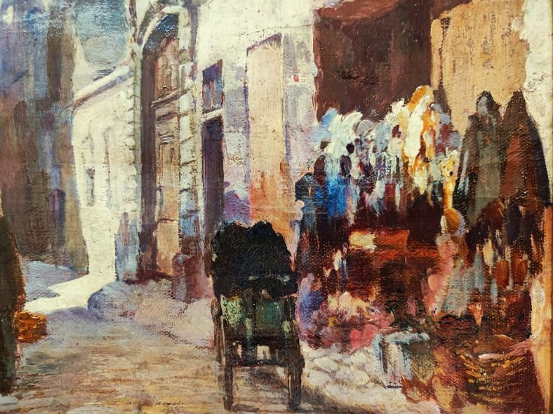 Robert Génicot (1890-1981), Secondhand Dealer, Rue Saint-julien Le Pauvre, Paris, 1910. Lansyer, Lebourg-photo-3