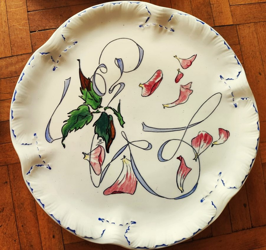 Félix Bracquemond (1833-1914) Service Fleurs et Rubans 1879 Creil et Montereau Haviland Chaplet-photo-7