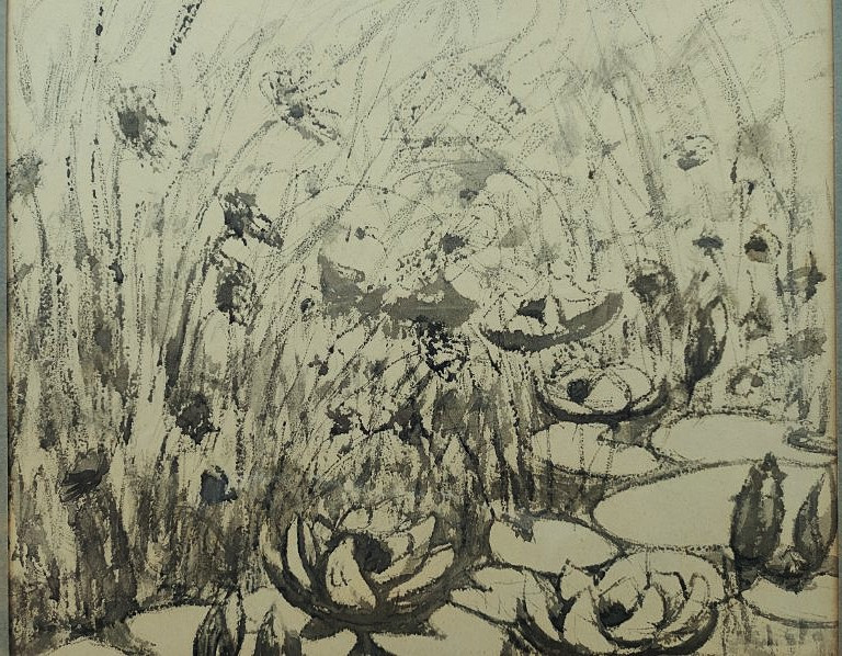 Alcide Le Beau (1873-1943) Papyrus And Water Lilies Circa 1906. Breton Fauve, Japonism, Gauguin...-photo-4