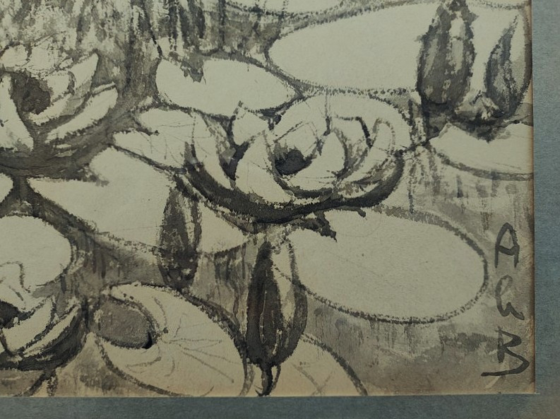 Alcide Le Beau (1873-1943) Papyrus And Water Lilies Circa 1906. Breton Fauve, Japonism, Gauguin...-photo-4