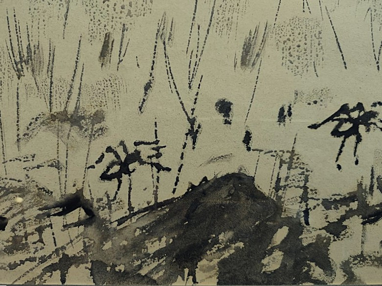 Alcide Le Beau (1873-1943) Les araignées ~1906. Fauve breton, Japonisme, Gauguin, Bracquemond-photo-4